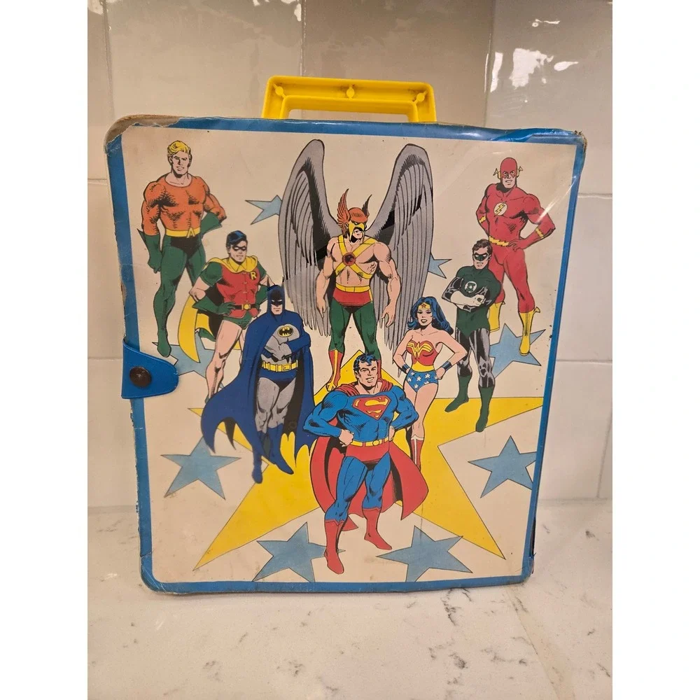 Vintage Kenner Super Powers Collection Vol 1 Action Figure Carrying Case DC 1984